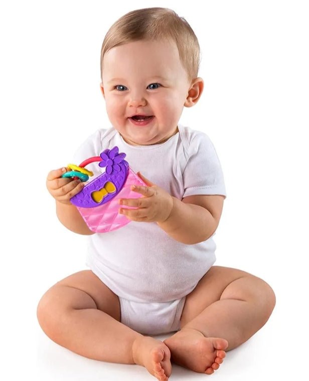 BRIGHT STARTS™ TOTE & TEETHE RATTLE TEETHER 2 - PACK - Premium for Kids in Qatar | Toysaro.com