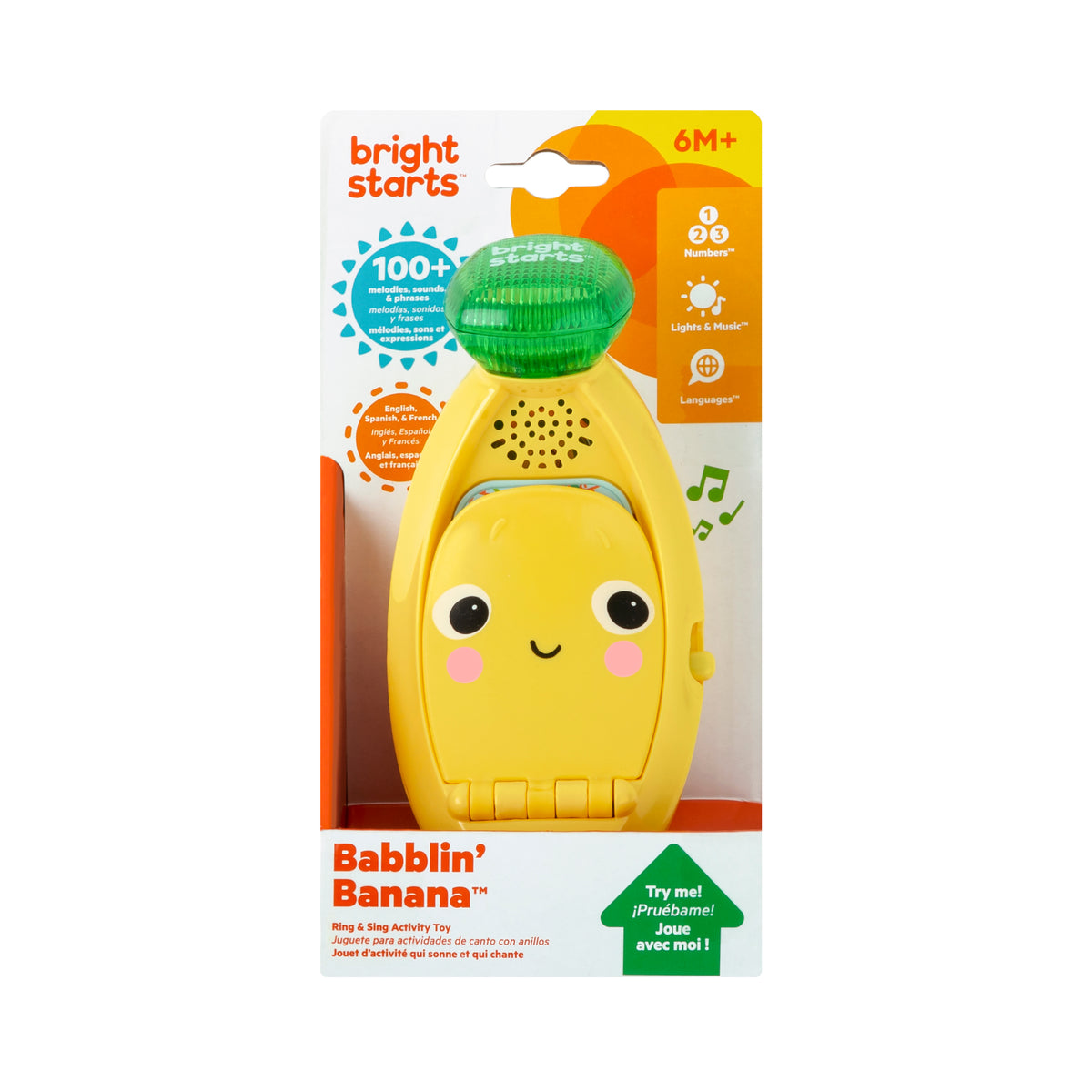 Babblin’ Banana™ Ring & Sing Activity Toy