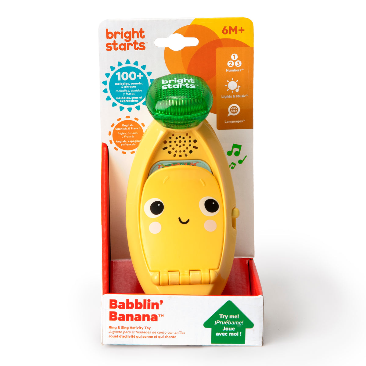 Babblin’ Banana™ Ring & Sing Activity Toy