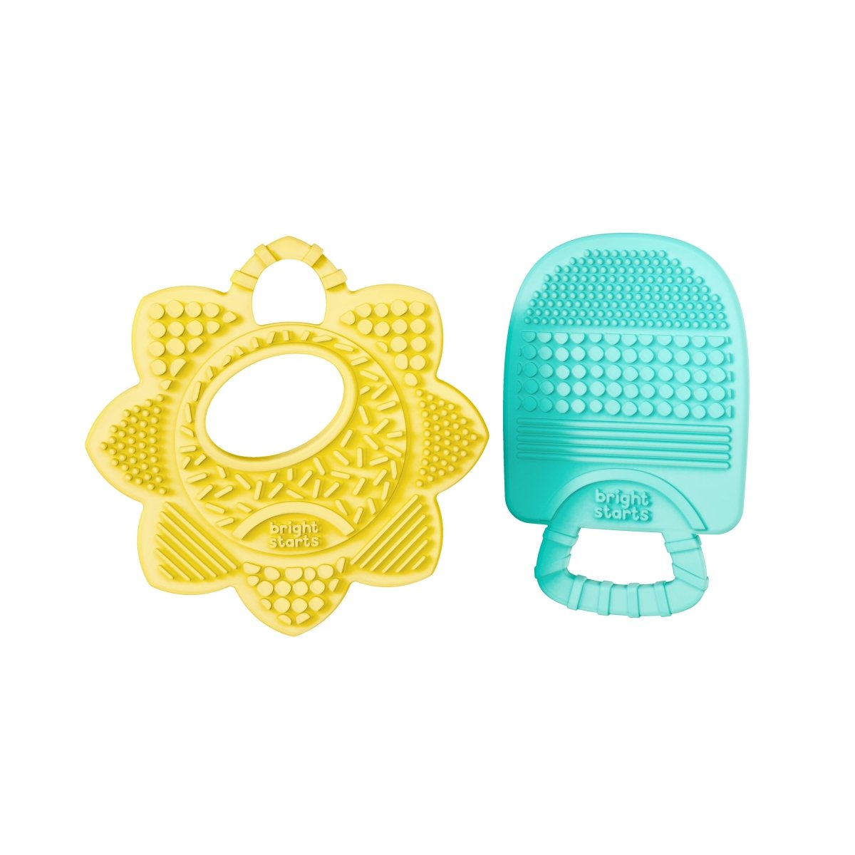 BRIGHT STARTS™SUNNY SOOTHERS 2 MULTI - TEXTURED TEETHERS - Premium for Kids in Qatar | Toysaro.com