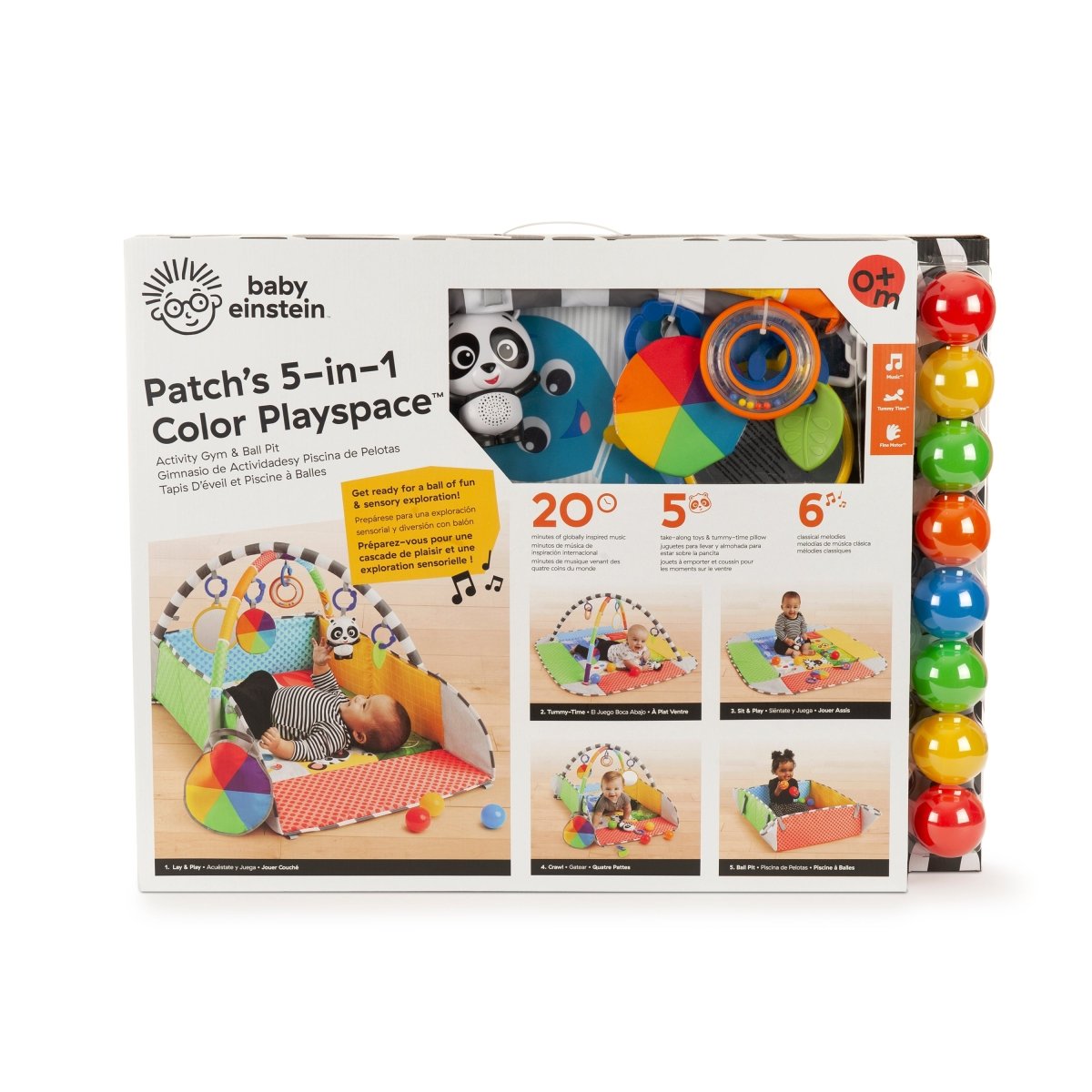 PATCH’S 5 - IN - 1 COLOR PLAYSPACE ACTIVITY GYM & BALL PIT - Premium for Kids in Qatar | Toysaro.com