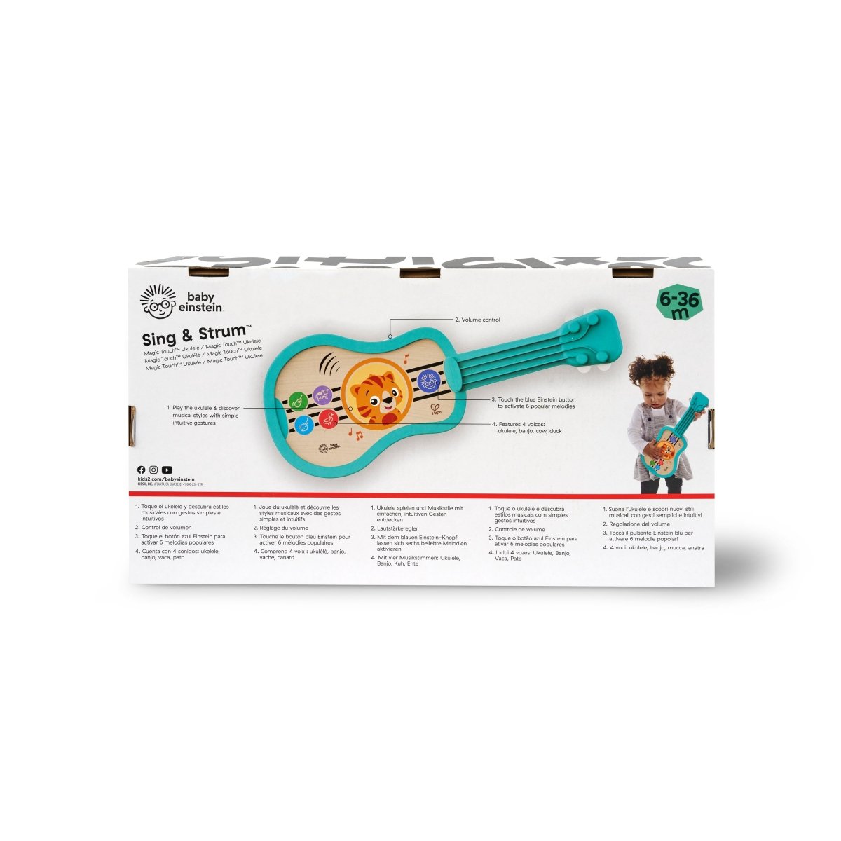 BABY EINSTEIN™ SING & STRUM MAGIC TOUCH UKULELE - Premium for Kids in Qatar | Toysaro.com