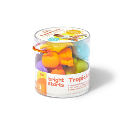 BRIGHT STARTS™ TROPICANIMALS 9 TAKE - ALONG FRIENDS - Premium for Kids in Qatar | Toysaro.com