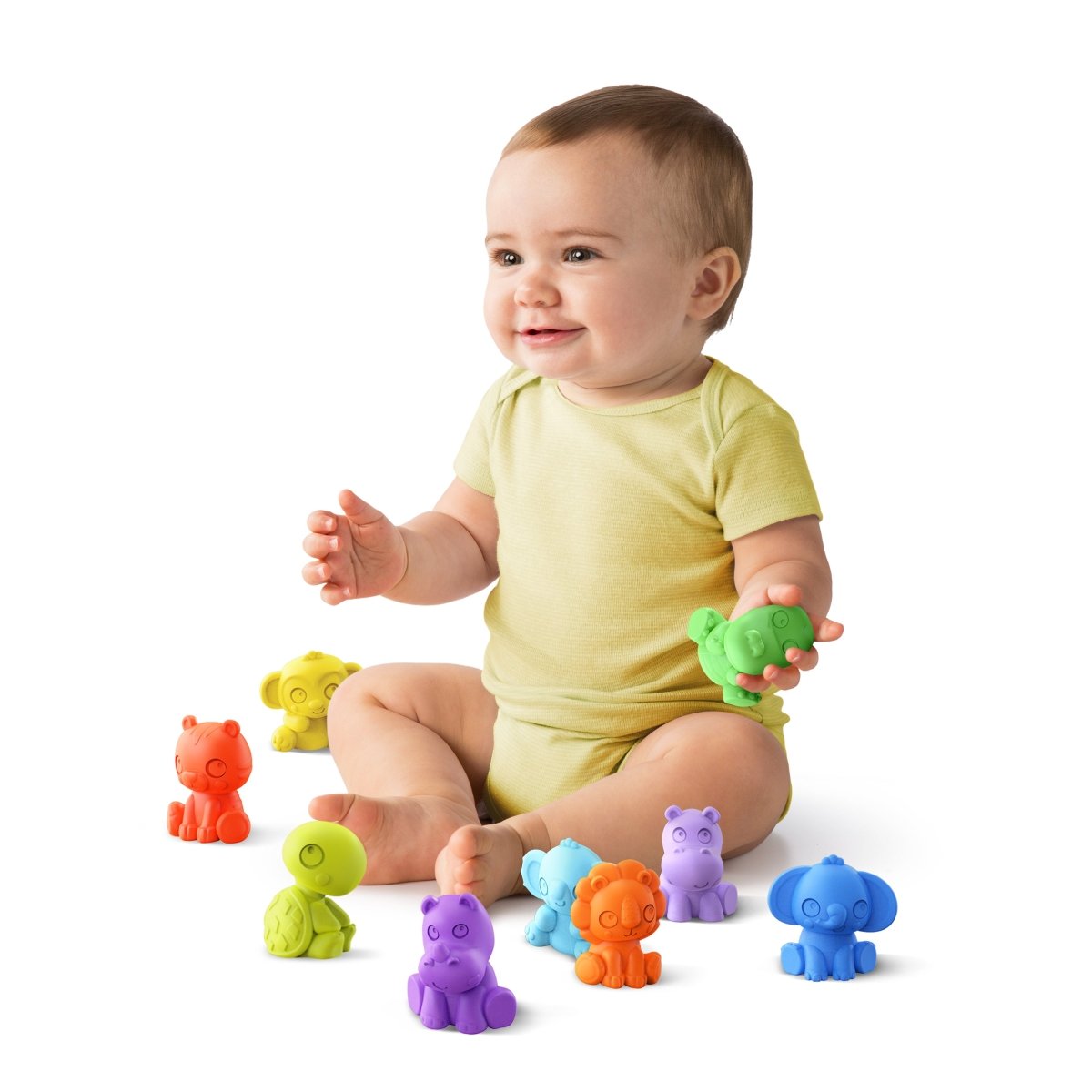 BRIGHT STARTS™ TROPICANIMALS 9 TAKE - ALONG FRIENDS - Premium for Kids in Qatar | Toysaro.com