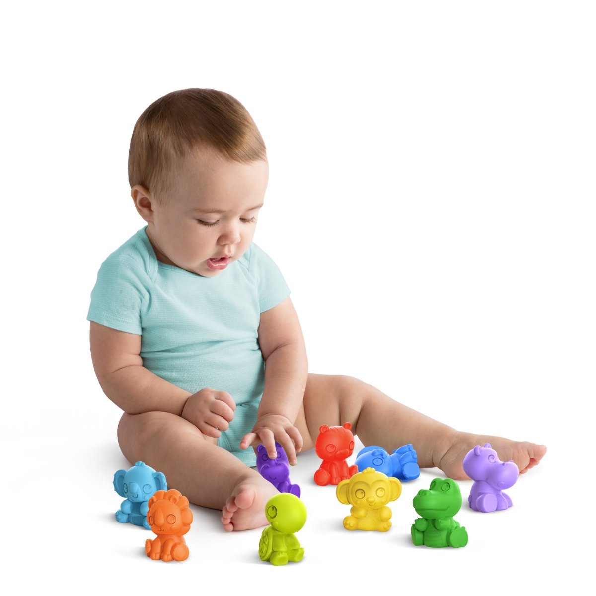 BRIGHT STARTS™ TROPICANIMALS 9 TAKE - ALONG FRIENDS - Premium for Kids in Qatar | Toysaro.com