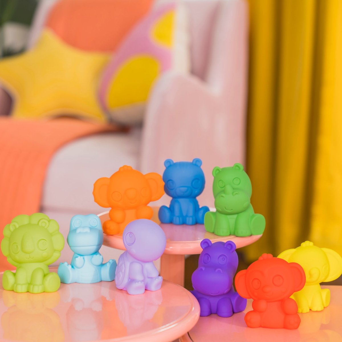 BRIGHT STARTS™ TROPICANIMALS 9 TAKE - ALONG FRIENDS - Premium for Kids in Qatar | Toysaro.com