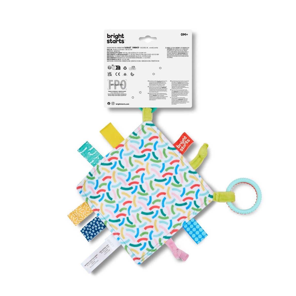 BRIGHT STARTS™FUZZY FEELIES SOOTHING BLANKIE - Premium for Kids in Qatar | Toysaro.com