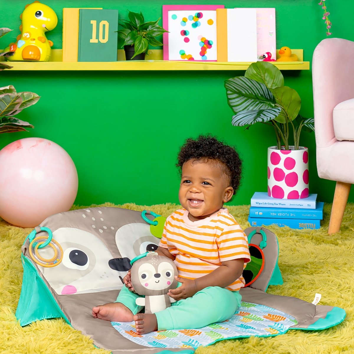 TUMMY TIME PROP & PLAY SLOTH - Premium for Kids in Qatar | Toysaro.com
