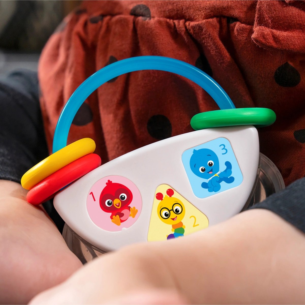 BABY EINSTEIN™TINY TAMBOURINE MUSICAL TOY & RATTLE - Premium for Kids in Qatar | Toysaro.com