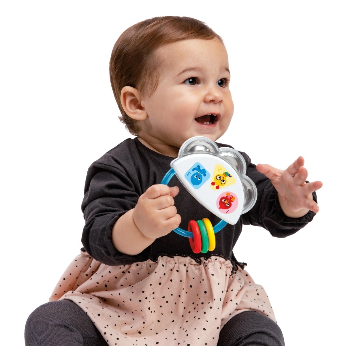 BABY EINSTEIN™TINY TAMBOURINE MUSICAL TOY & RATTLE - Premium for Kids in Qatar | Toysaro.com