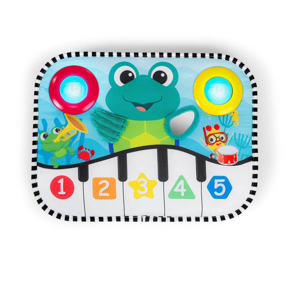 BABY EINSTEIN™ NEPTUNE’S KICK & EXPLORE MUSICAL KICK PAD AND CRIB TOY - Premium for Kids in Qatar | Toysaro.com