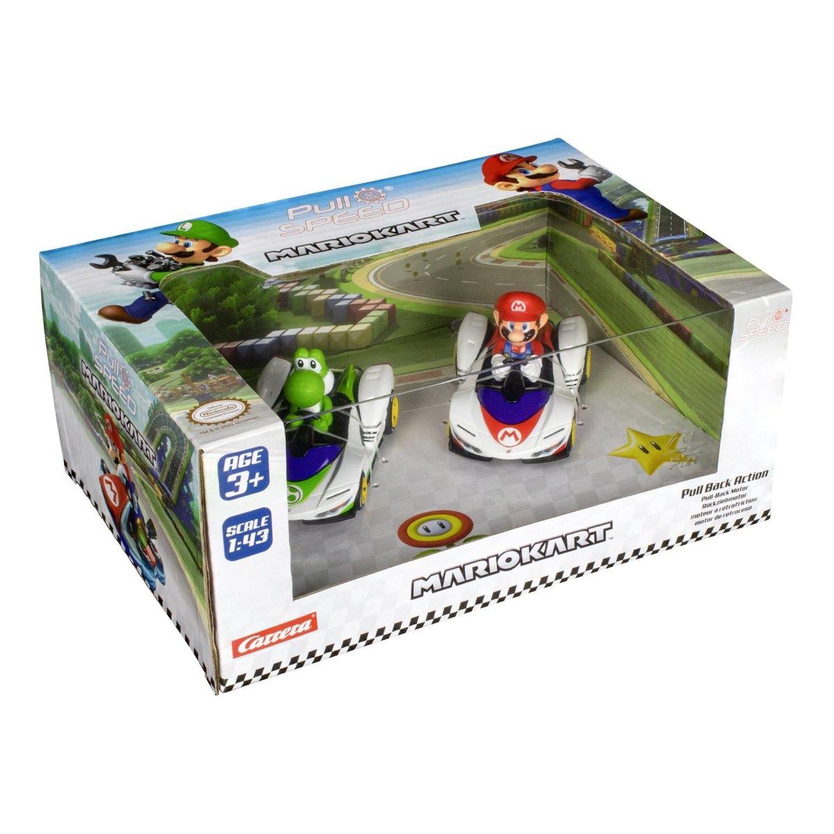 PULL N SPEED MARIO KART P - WING TWINPACK - Premium for Kids in Qatar | Toysaro.com
