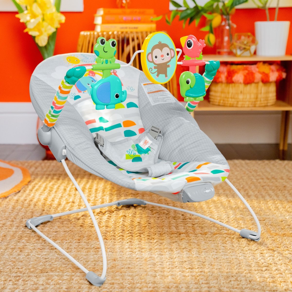 PLAYFUL PARADISE VIBRATING BOUNCER - Premium for Kids in Qatar | Toysaro.com