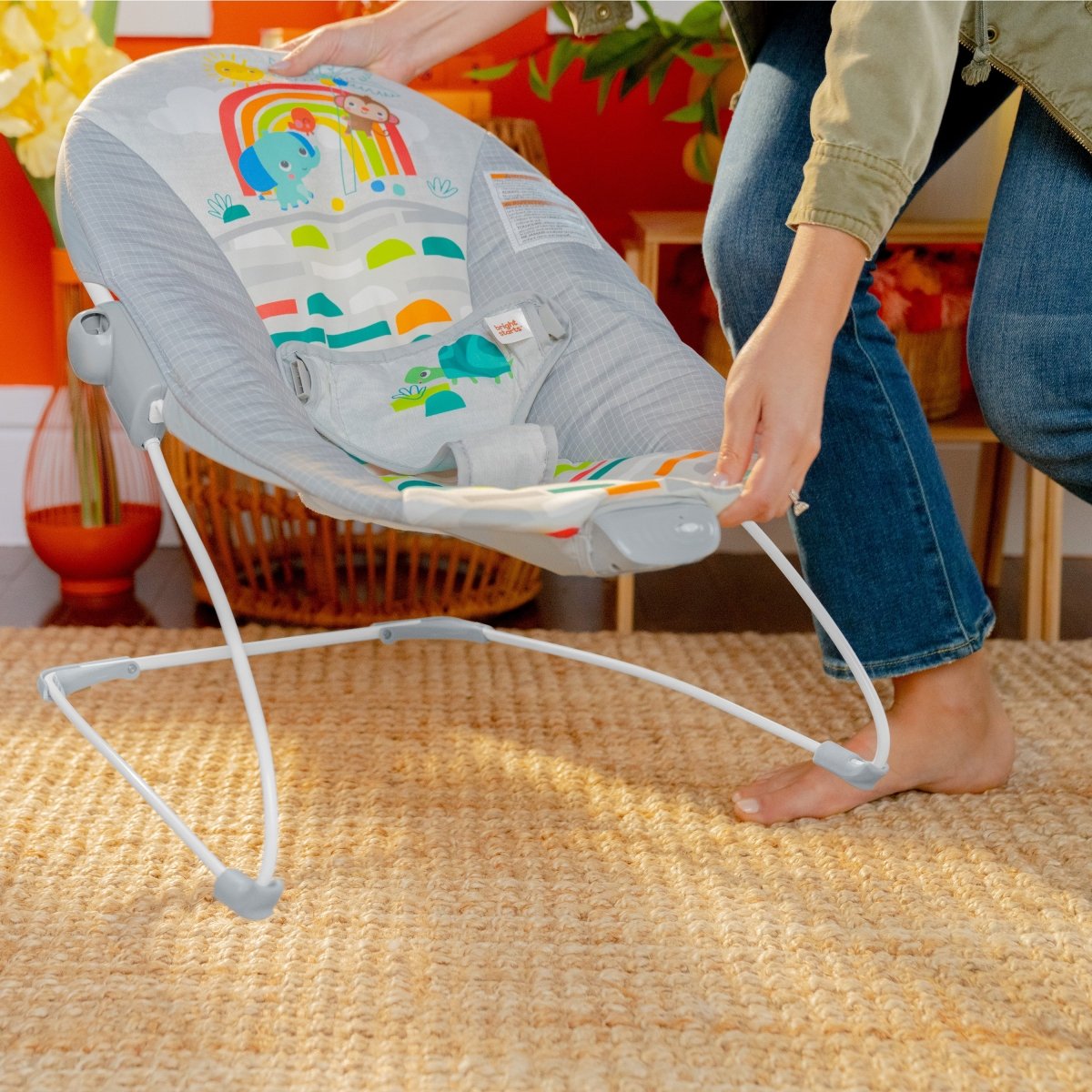 PLAYFUL PARADISE VIBRATING BOUNCER - Premium for Kids in Qatar | Toysaro.com