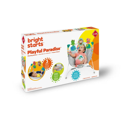 PLAYFUL PARADISE VIBRATING BOUNCER - Premium for Kids in Qatar | Toysaro.com