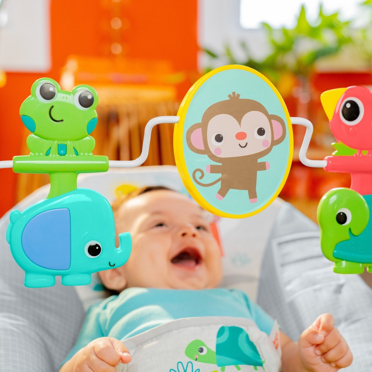 PLAYFUL PARADISE VIBRATING BOUNCER - Premium for Kids in Qatar | Toysaro.com