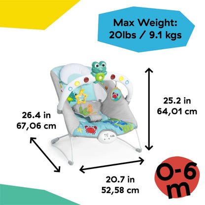 BABY EINSTEIN™KICK TO IT NEPTUNE MUSICAL BOUNCER - Premium for Kids in Qatar | Toysaro.com
