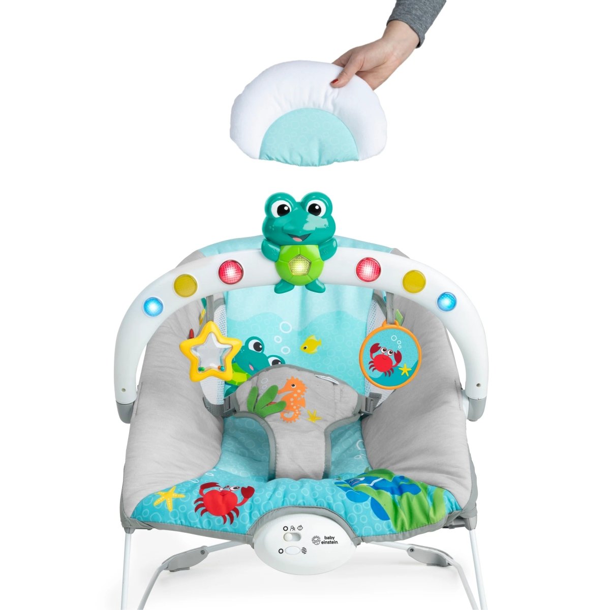 BABY EINSTEIN™KICK TO IT NEPTUNE MUSICAL BOUNCER - Premium for Kids in Qatar | Toysaro.com