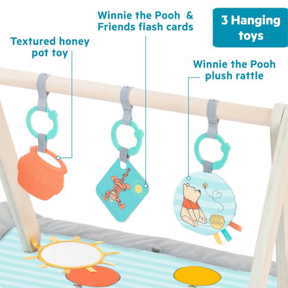 BRIGHT STARTS™WINNIE THE POOH ONCE UPON A TUMMY TIME ACTIVITY GYM - Premium for Kids in Qatar | Toysaro.com