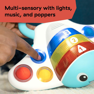 BABY EINSTEIN™POP ‘N’ EXPLORE STINGRAY POPPER TOY - Premium for Kids in Qatar | Toysaro.com