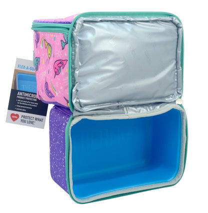 THERMOS - DUAL LUNCH KIT WITH LDPE LINER - NARWHALS IN SPACE - Premium for Kids in Qatar | Toysaro.com