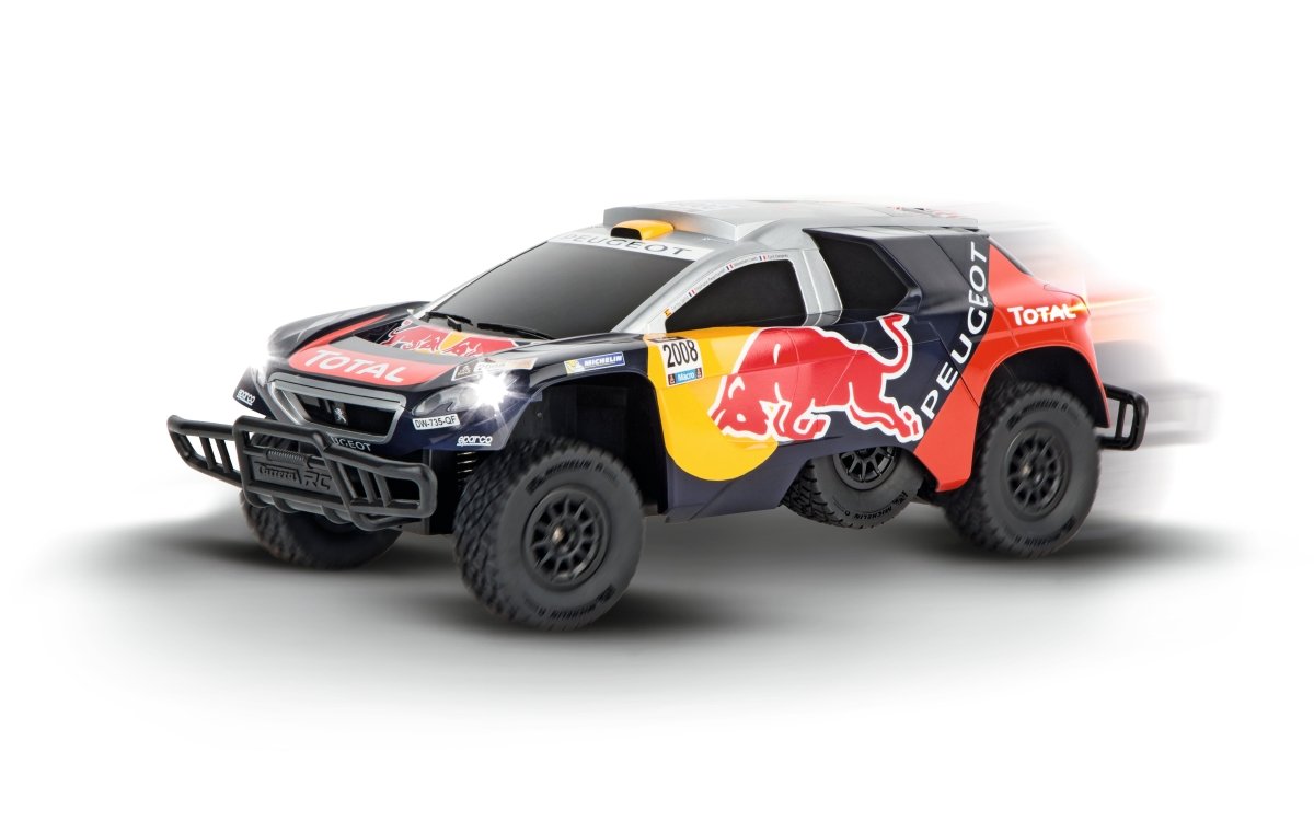 R/C PEUGEOT 08 DKR 16 RED BULL 1:16 - Premium for Kids in Qatar | Toysaro.com