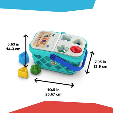 BABY EINSTEIN™MAGIC TOUCH SHOPPING BASKET PRETEND TO SHOP TOY ( HAPE) - Premium for Kids in Qatar | Toysaro.com