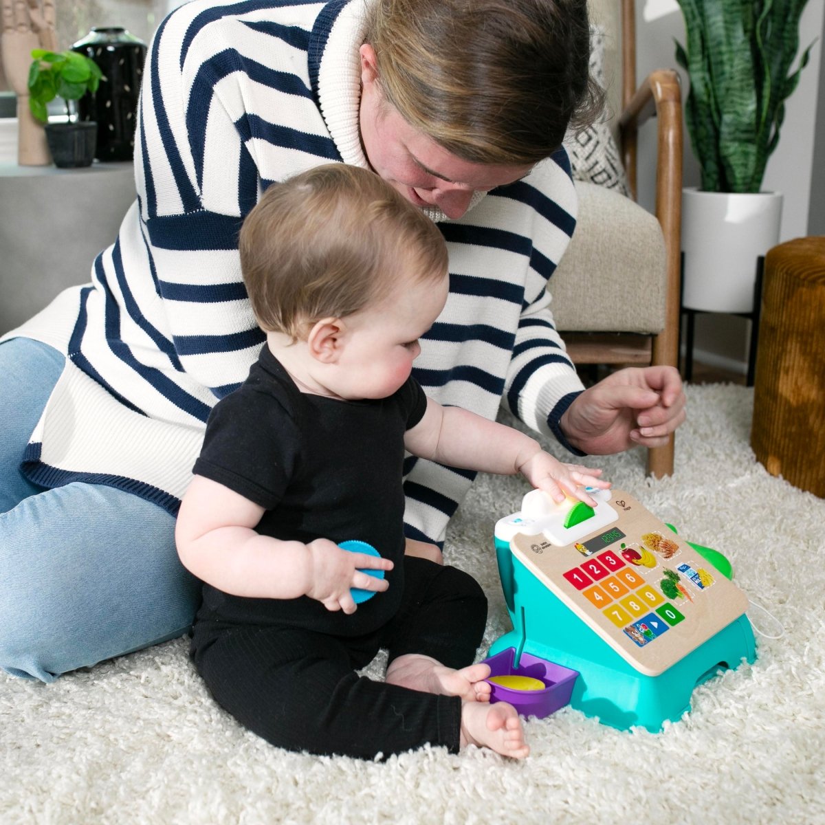BABY EINSTEIN™MAGIC TOUCH CASH REGISTER PRETEND TO CHECK OUT TOY ( HAPE) - Premium for Kids in Qatar | Toysaro.com