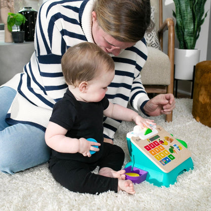 BABY EINSTEIN™MAGIC TOUCH CASH REGISTER PRETEND TO CHECK OUT TOY ( HAPE) - Premium for Kids in Qatar | Toysaro.com