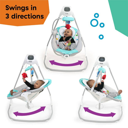 BABY EINSTEIN™CURIOUS COMFORT COMPACT SWING - Premium for Kids in Qatar | Toysaro.com