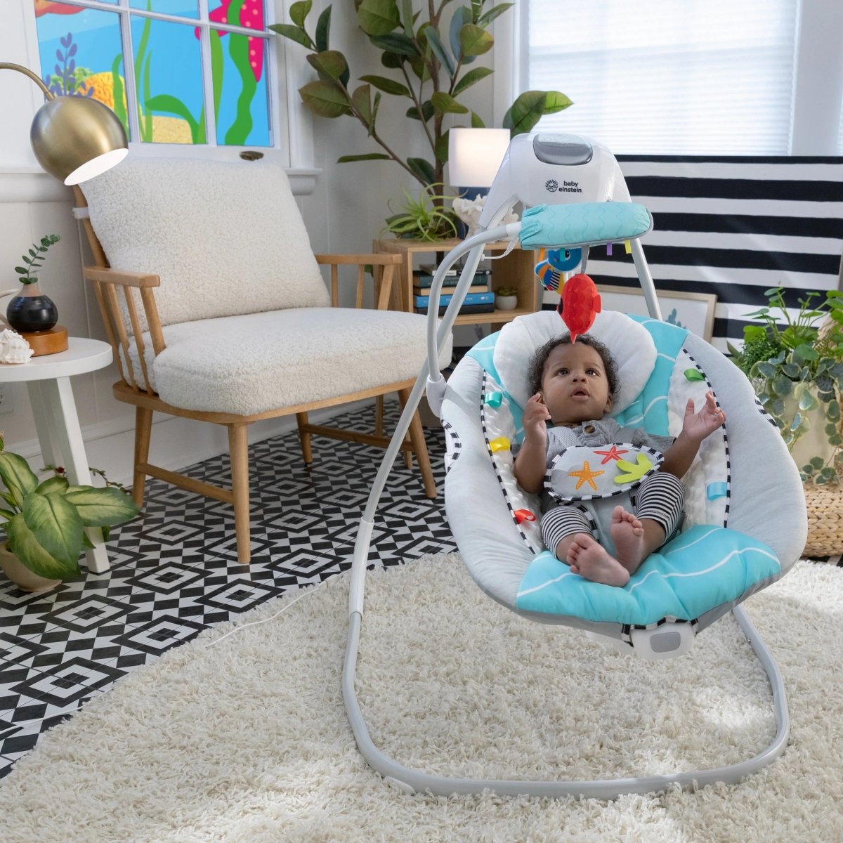 BABY EINSTEIN™CURIOUS COMFORT COMPACT SWING - Premium for Kids in Qatar | Toysaro.com