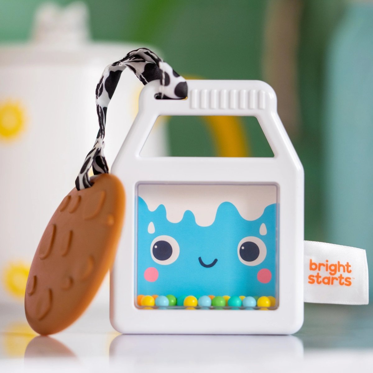 BRIGHT STARTS™ COOKIES & TEETHE 2 - IN - 1 RATTLE AND TEETHER TOY - Premium for Kids in Qatar | Toysaro.com