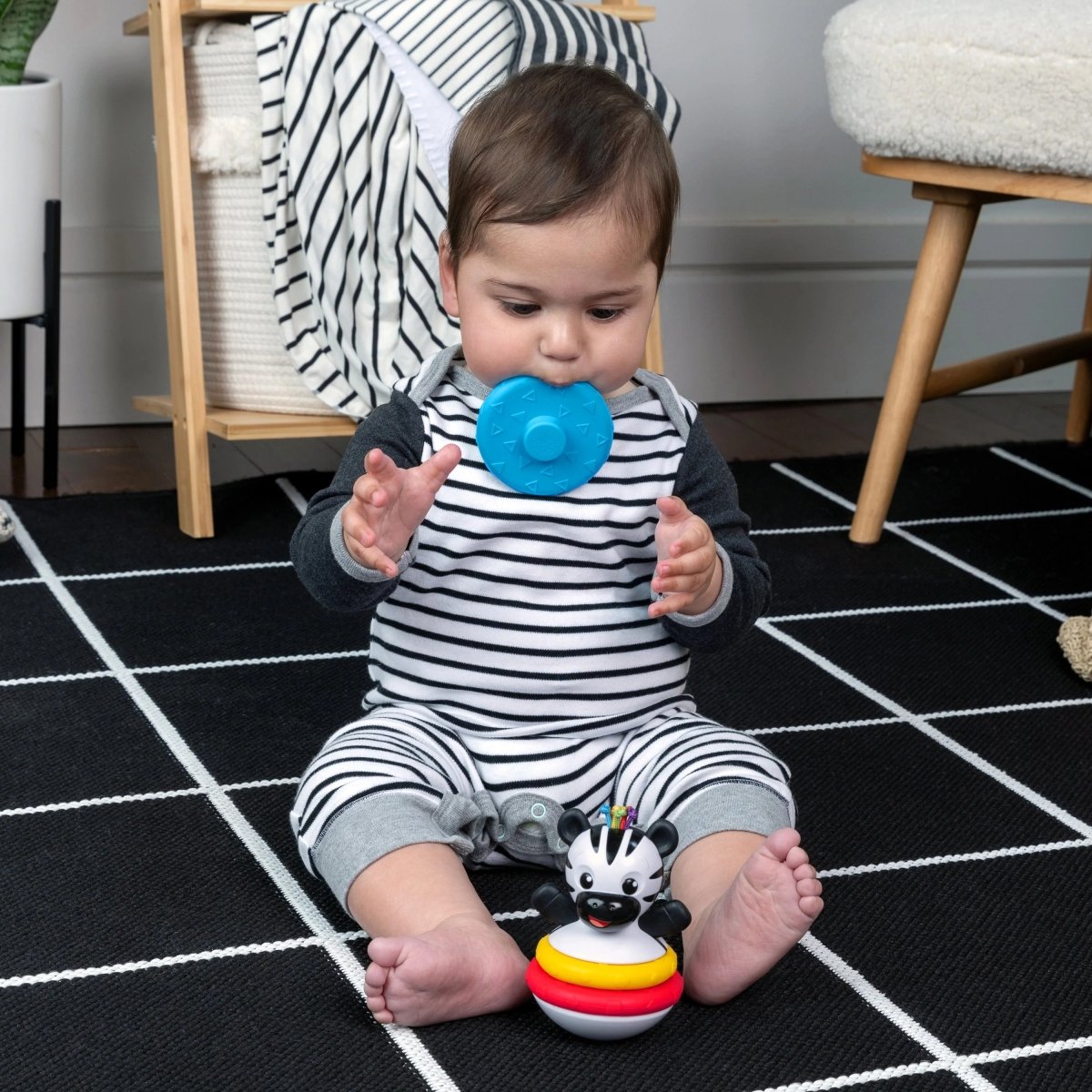 BABY EINSTEIN™ STACK & WOBBLE ZEN TEETHER TOY - Premium for Kids in Qatar | Toysaro.com