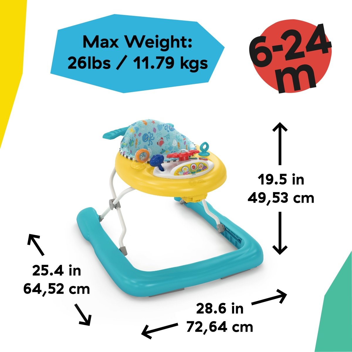 BABY EINSTEIN™DIVE & DISCOVER 3 - IN - 1 SUBMARINE WALKER - Premium for Kids in Qatar | Toysaro.com