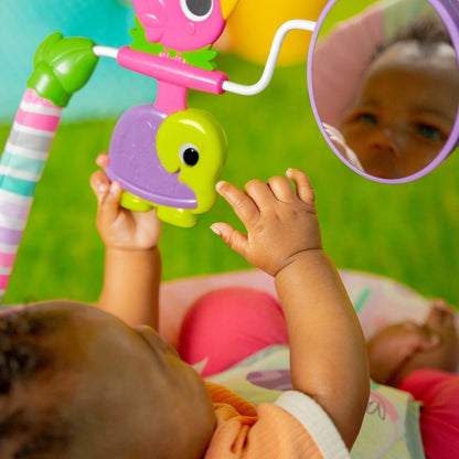 BRIGHT STARTS™ PINK PARADISE VIBRATING BOUNCER - Premium for Kids in Qatar | Toysaro.com