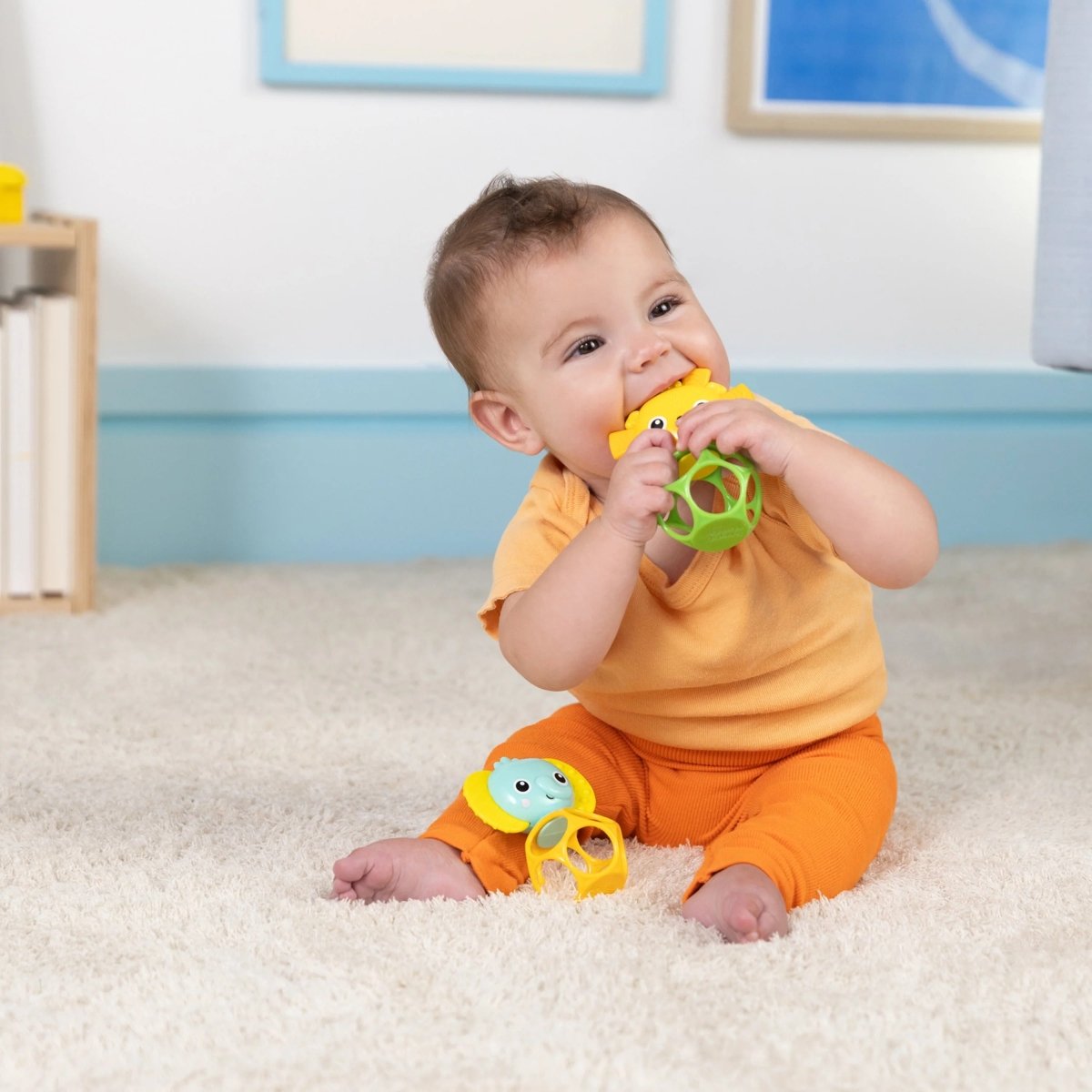 BRIGHT STARTS™ OBALL 2PK SOOTHING PALS PEG TOY - Premium for Kids in Qatar | Toysaro.com