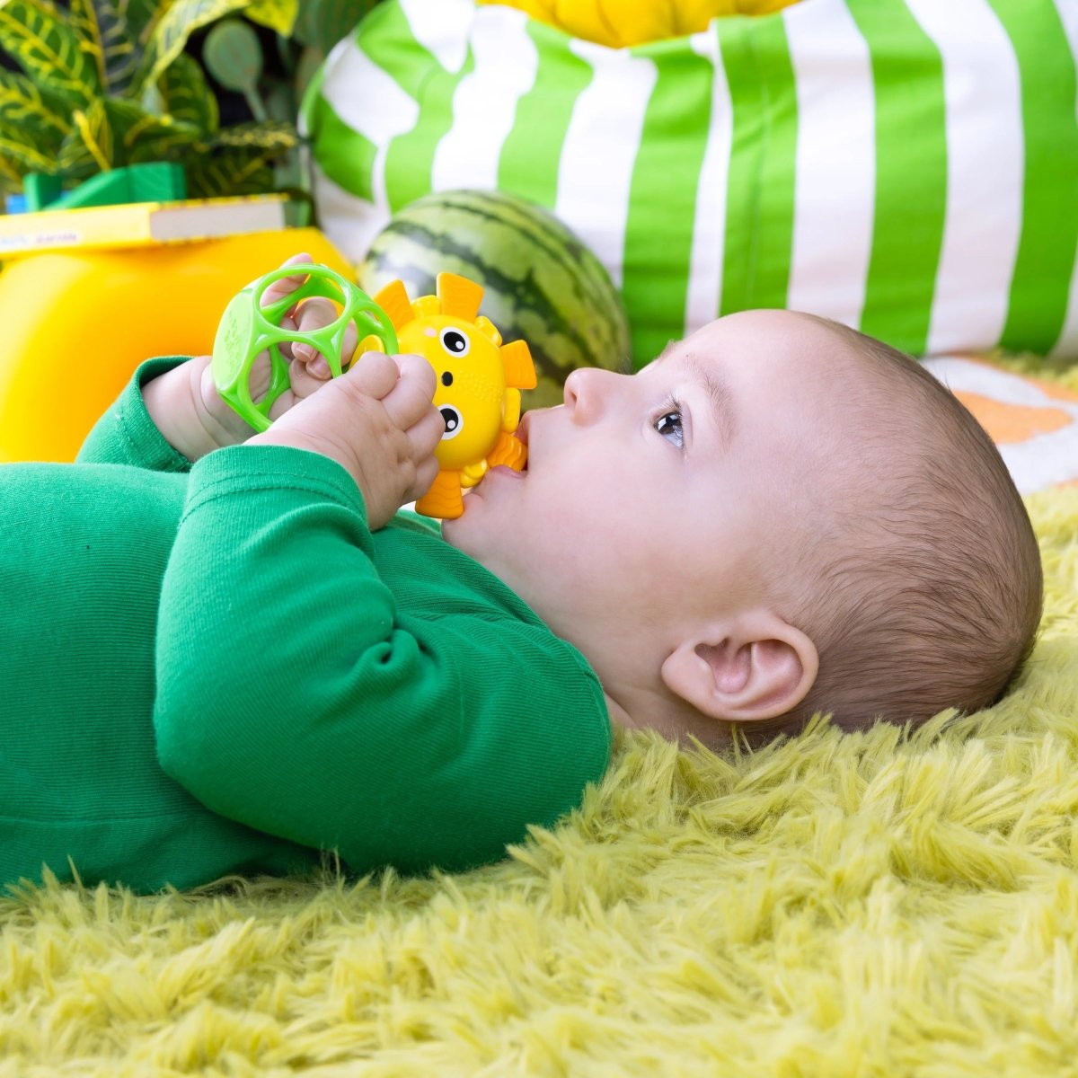BRIGHT STARTS™ OBALL 2PK SOOTHING PALS PEG TOY - Premium for Kids in Qatar | Toysaro.com