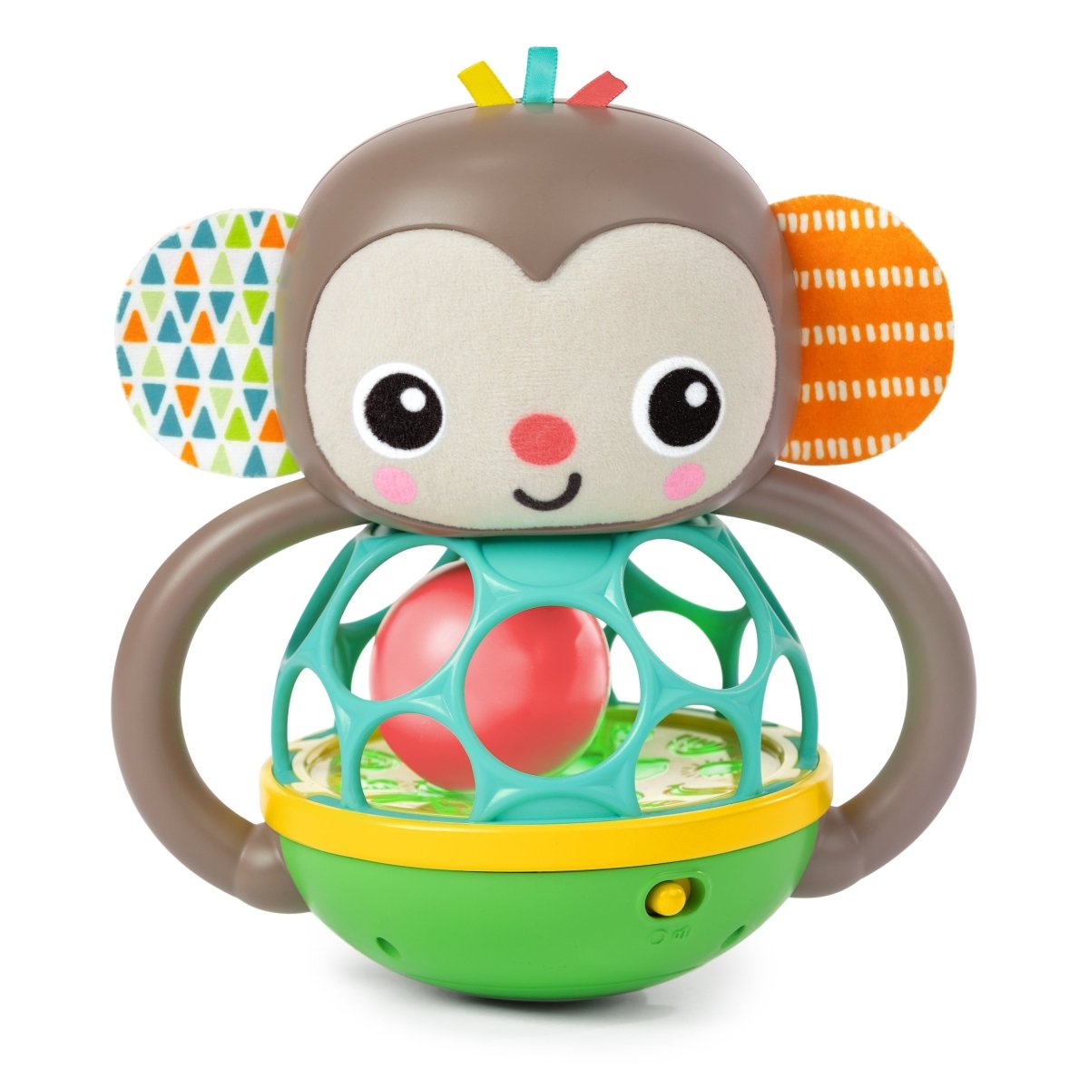 BRIGHT STARTS™GRAB & GIGGLE MONKEY MULTI - SENSORY TOY - Premium for Kids in Qatar | Toysaro.com