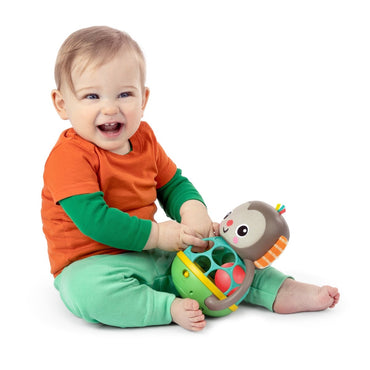 BRIGHT STARTS™GRAB & GIGGLE MONKEY MULTI - SENSORY TOY - Premium for Kids in Qatar | Toysaro.com