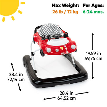 BRIGHT STARTS™ LITTLE SPEEDSTER 3 - IN - 1 CAR WALKER – RED RACER - Premium for Kids in Qatar | Toysaro.com