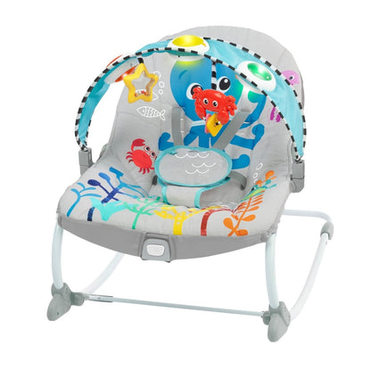 BABY EINSTEIN™KICK TO IT OPUS MUSICAL INFANT TO TODDLER ROCKER - Premium for Kids in Qatar | Toysaro.com