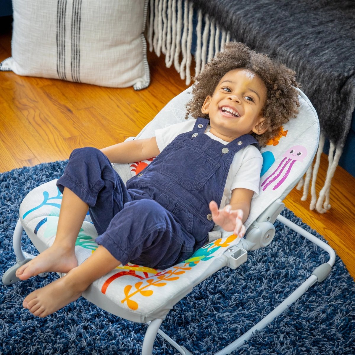BABY EINSTEIN™KICK TO IT OPUS MUSICAL INFANT TO TODDLER ROCKER - Premium for Kids in Qatar | Toysaro.com