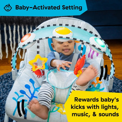 BABY EINSTEIN™KICK TO IT OPUS MUSICAL INFANT TO TODDLER ROCKER - Premium for Kids in Qatar | Toysaro.com