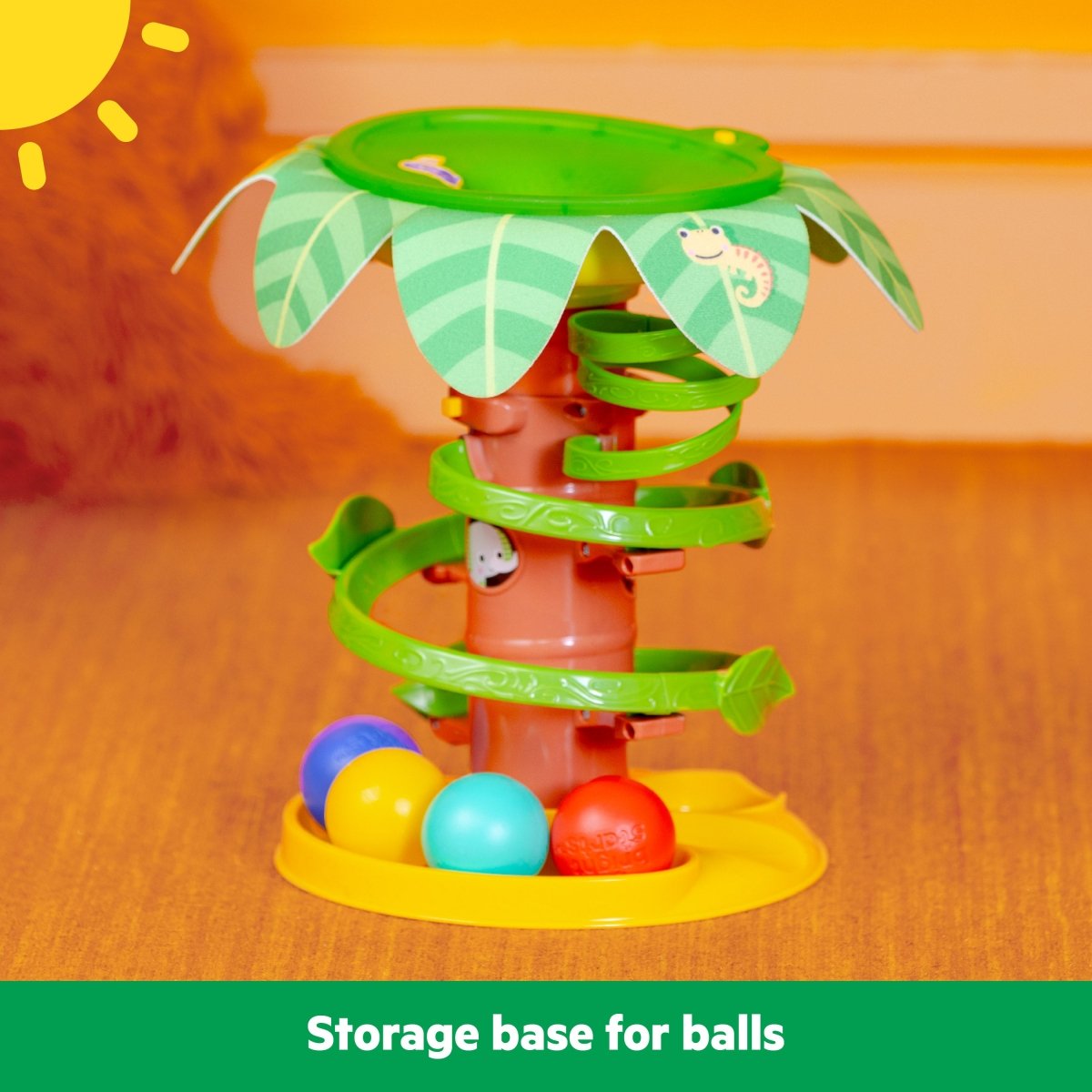 BRIGHT STARTS™ TROPICAL TWIRL BALL PLAY TOY - Premium for Kids in Qatar | Toysaro.com