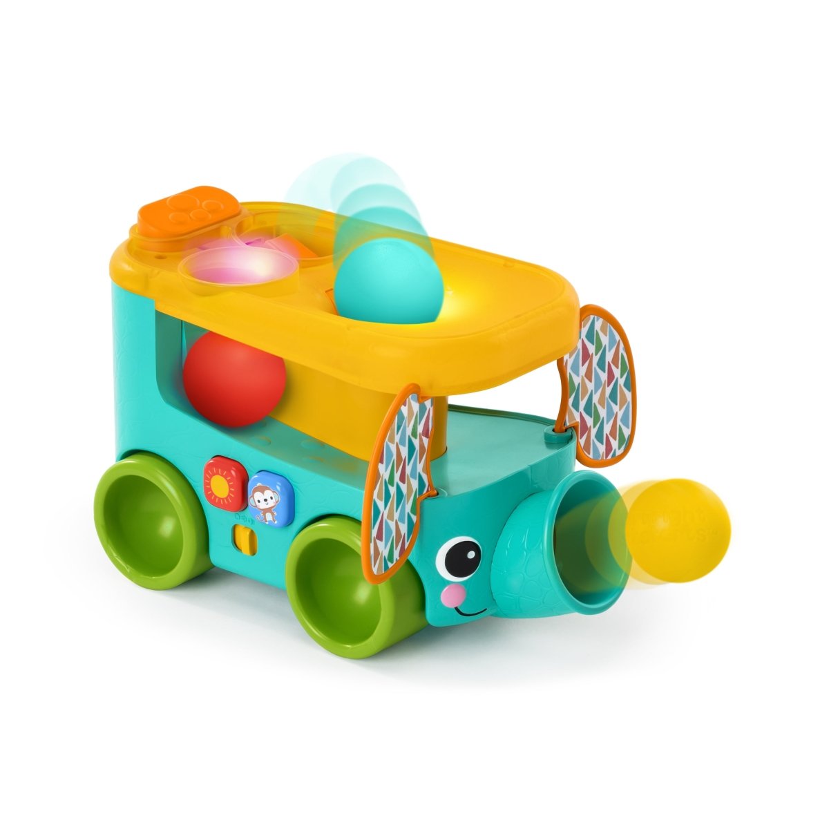 BRIGHT STARTS™ POP & ROLL SAFARI BUS BALL PLAY TOY - Premium for Kids in Qatar | Toysaro.com