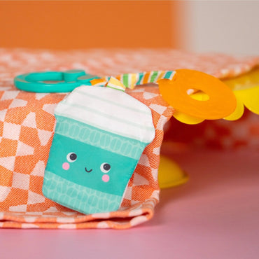 BRIGHT STARTS™PERFECT PAIR 2 - IN - 1 TEETHER TOY – COFFEE, DONUT, AVOCADO & TOAST - Premium for Kids in Qatar | Toysaro.com
