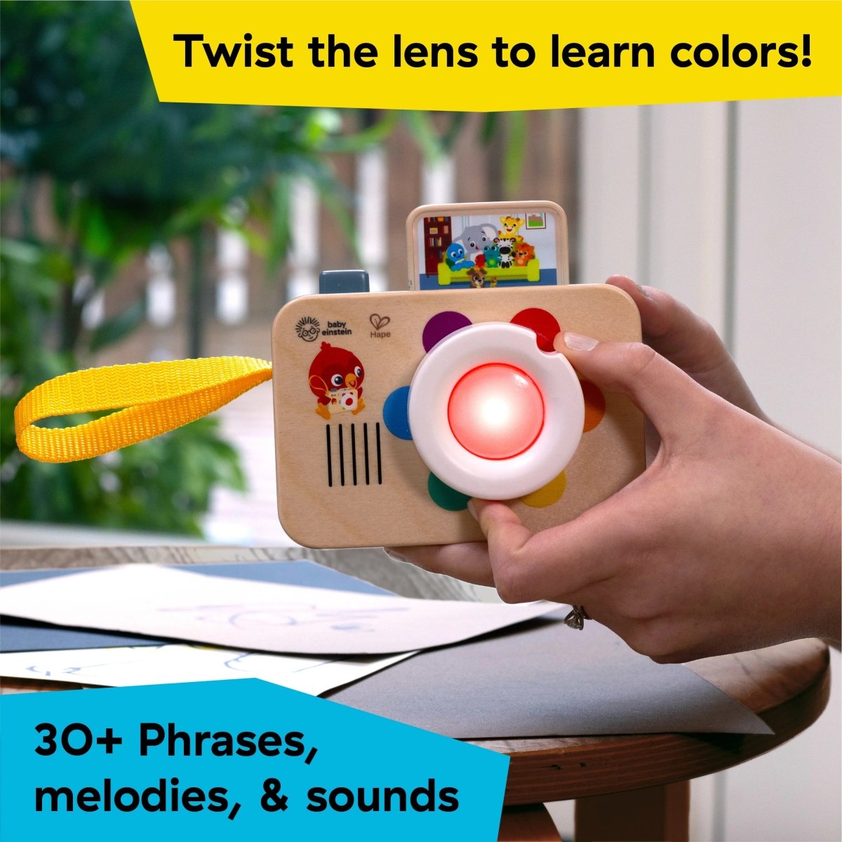 BABY EINSTEIN™ LEARNING LENS TOY CAMERA ( HAPE) - Premium for Kids in Qatar | Toysaro.com