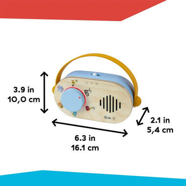 BABY EINSTEIN™ DISCOVERY RADIO TOY RADIO ( HAPE) - Premium for Kids in Qatar | Toysaro.com