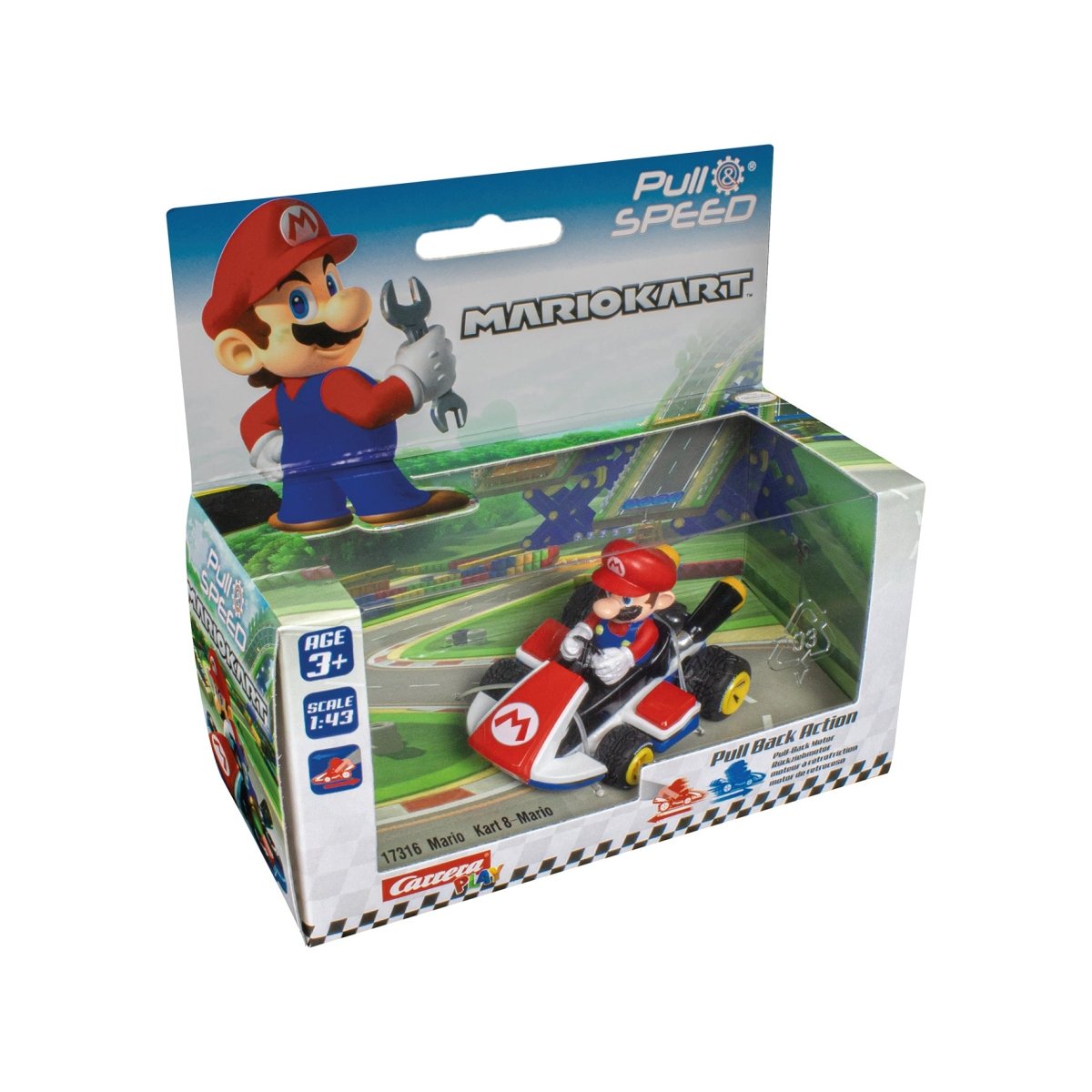 PULL N SPEED MARIO KART ASSORTED - Premium for Kids in Qatar | Toysaro.com
