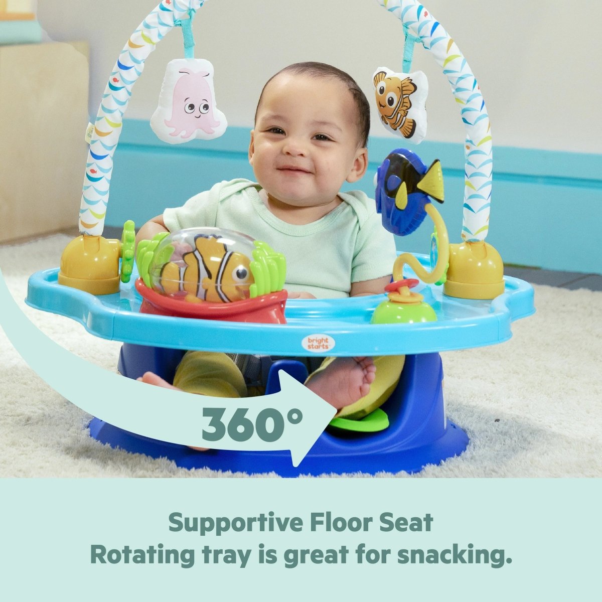 BRIGHT STARTS™ FINDING NEMO SUPERSEAT 3 - IN - 1 SEAT - Premium for Kids in Qatar | Toysaro.com